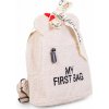 Childhome Dětský batoh My First Bag Teddy Off White