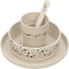 LÄSSIG BABIES LÄSSIG Dish Set PP/Cellulose Happy Rascals Heart lavender (Varianta LÄSSIG Dish Set PP/Cellulose 2024 Garden Explorer)