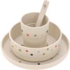 LÄSSIG BABIES LÄSSIG Dish Set PP/Cellulose Happy Rascals Heart lavender (Varianta LÄSSIG Dish Set PP/Cellulose 2024 Garden Explorer)