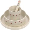 LÄSSIG BABIES LÄSSIG Dish Set PP/Cellulose Happy Rascals Heart lavender (Varianta LÄSSIG Dish Set PP/Cellulose 2024 Garden Explorer)
