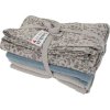 LODGER Swaddler Flower Tribe 3balení 70 x 70 cm Mist