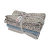 LODGER Swaddler Flower Tribe 3balení 70 x 70 cm Mist
