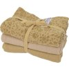 LODGER Swaddler Flower Tribe 3balení 70 x 70 cm Sand