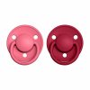 BIBS De Lux cumliky z prirodneho kaucuku 2ks CoralRuby