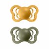 BIBS Couture cumlik z prirodneho kaucuku 2ks HoneyBeeOlive