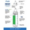 Pura® dojčenská TERMO fľaša 260ml ružová