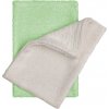 Koupací žínky - rukavice, natur+green / natur+zelená