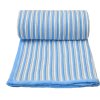 pletena deka spring white blue