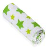 BIO Bambusová osuška, green stars / zelené hvězdičky
