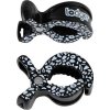 LODGER Swaddle Clip print 2balení Black-Dot