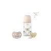 SUAVINEX | SADA LÁHEV 270ml + dudlík fyziologický 0/6m + klip JOY - stříbrná (Varianta SUAVINEX | SADA LÁHEV 270ml + dudlík fyziologický 0/6m + klip JOY - stříbrná)