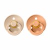 BIBS Colour cumliky z prirodneho kaucuku 2ks VanillaPeach