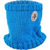 Little Angel Nákrčník pletený hladký LA Outlast ® - modrá-logo