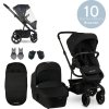 EASYWALKER EASYWALKER Set XL kočárek kombinovaný Harvey3 Shadow Black s příslušenstvím