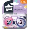 Tommee Tippee Šidítko C2N silikon Any Time 2ks 6-18m