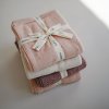 Mushie pletená detská deka z organickej bavlny vzorkovaná Desert Rose