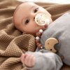 Lässig BABIES Soother Holder Wood/Silicone Little Chums cat