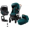 BRITAX Set kočárek Smile III + hluboká korba + autosedačka Baby Safe iSense + báze