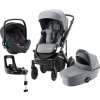 BRITAX Set kočárek Smile III + hluboká korba + autosedačka Baby Safe iSense + báze