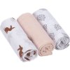 Lässig BABIES Swaddle Burp blanket 60x60 Little Forest fox