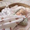 Lässig BABIES Swaddle Burp blanket 60x60 Little Forest fox