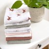 Lässig BABIES Swaddle Burp blanket 60x60 Little Forest fox