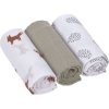 Lässig BABIES Swaddle Burp blanket 60x60 Little Forest fox