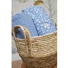 Mušelínová osuška velká - Bubbles denim