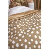 Deka samet Cheetah - Taupe