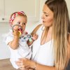 BABYONO BABYONO Kousátko silikonové Ortho s chrastítkem 0 m+