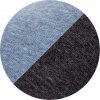 CEBA CEBA Prostěradlo do kočárku 73-80 x 30-37 cm 2 ks Dark Grey+Blue