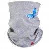 Little Angel Nákrčník dětský tenký DEBRA Outlast® - šedý melír/motýl