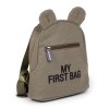 Childhome Dětský batoh My First Bag Canvas Khaki