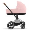 cybex priam chrome brown kombikinderwagen seite peach pink