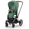 cybex priam chrome brown sportkinderwagen leaf green