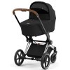 cybex priam chrome brown kombikinderwagen sepia black