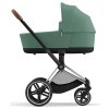 cybex priam chrome brown kombikinderwagen seite leaf green