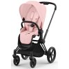 cybex priam black sportkinderwagen seite peach pink front