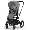 cybex priam black sportkinderwagen seite mirage grey front