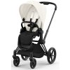 cybex priam black sportkinderwagen seite off white front