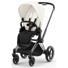 cybex priam chrome black sportkinderwagen off white