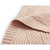 Jollein Deka pletená 75x100 cm River Knit Pale Pink