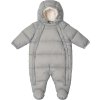 LEOKID Baby Overall Eddy Gray Mist vel. 0 – 3 měsíce (vel. 56)