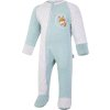 Little Angel overal smyk DR Outlast® - lišejník melír/pruh bílošedý melír (Velikost 62)