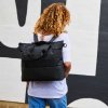 BabaBing Tote přebalovací taška/ batoh, Black (100% recyklovaný materiál)