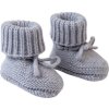 LODGER Slipper Folklore Merino Wool Drizzle 0 - 6 měsíců