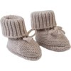 LODGER Slipper Folklore Merino Wool Beige 0 - 6 měsíců