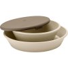 BIBS tanier a miska s vrchnakom Vanilla 4320245 5713795230976