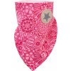 Little Angel Šátek na krk podšitý Outlast® - tm.růžová kytky/růžová baby