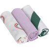 LÄSSIG BABIES LÄSSIG Swaddle Burp blanket 85x85 2024 Happy Rascals lavender (Varianta Swaddle Burp blanket 85x85 2024 Little Mateys royal blue)